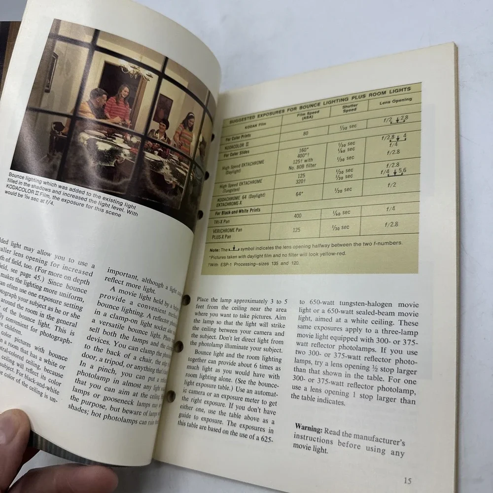Adventures In Existing -Light Photography By Kodak Paperback Advanced AC 44 1976